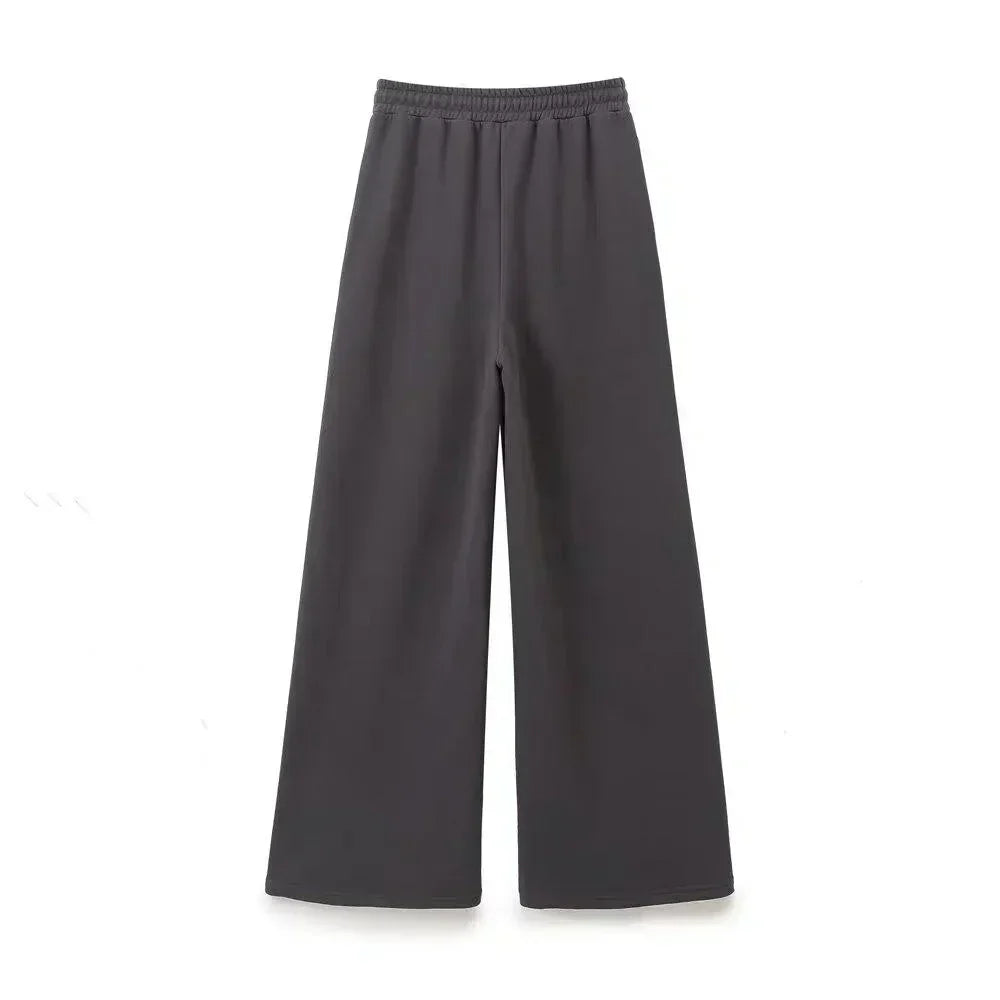 Soleil – Sweatshirt met ronde hals en joggerbroek – Los Angeles-loungeset